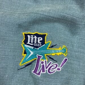 Vintage Miller Lite Live Made In USA jacket Size L